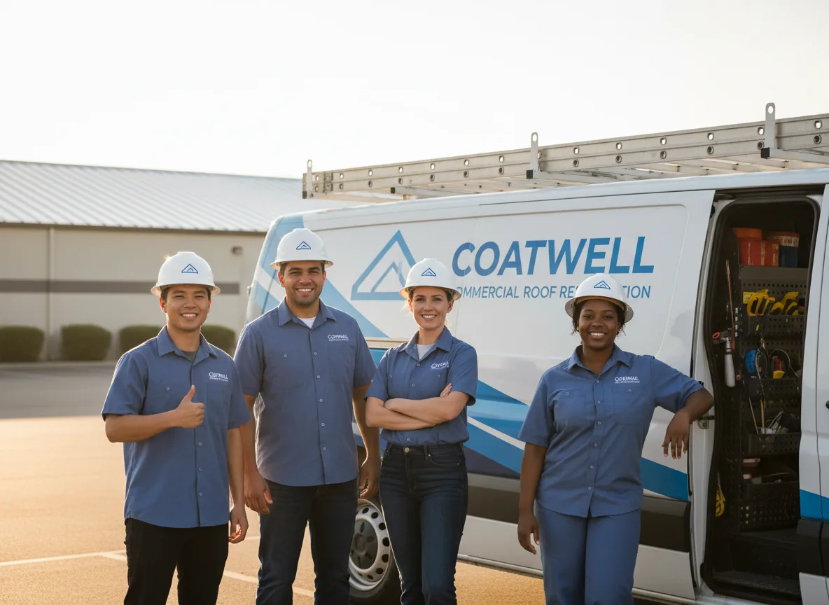 Commercial roof coating company in Holladay, TN